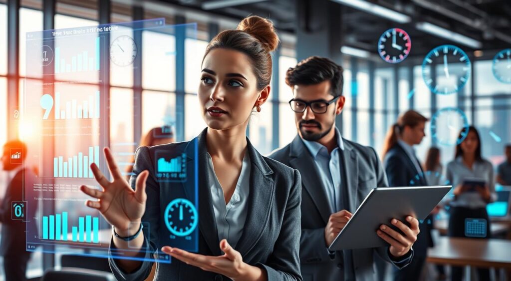 gerenciamento de tempo com IA